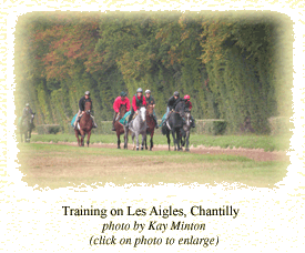 Training on Les Aigles, Chantilly